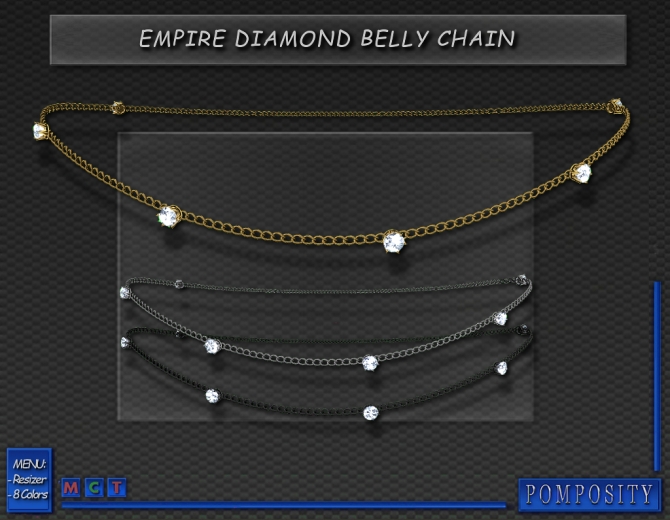 Empire Diamond Belly Chain