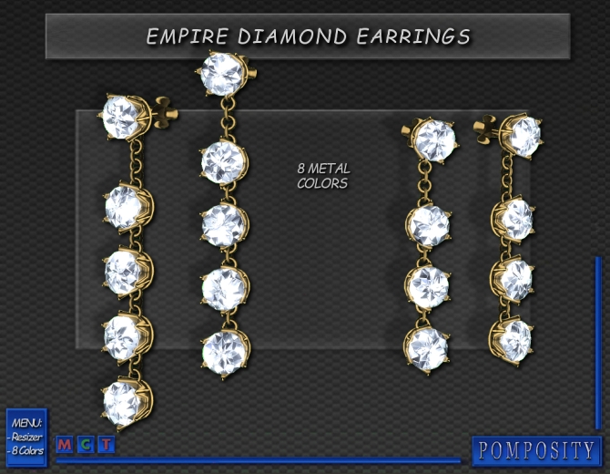 Empire Diamond Earrings